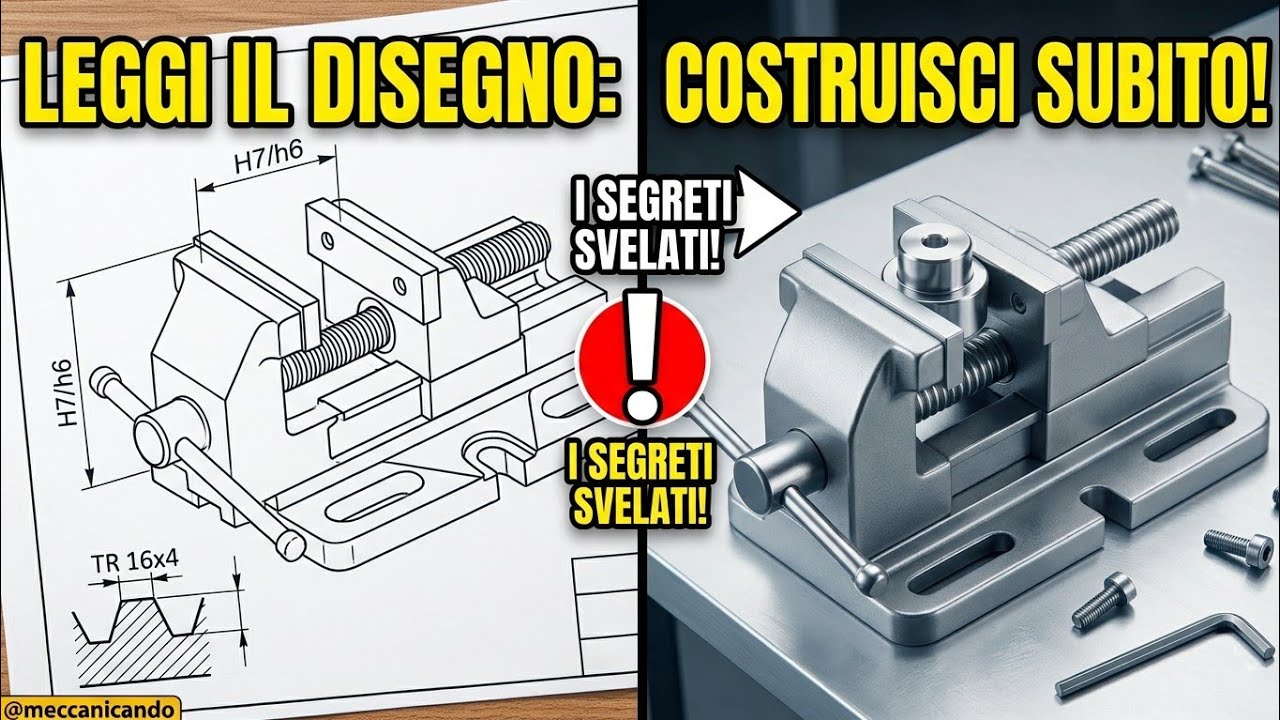 Leggere un Disegno Tecnico: Segreti di una Morsa di Precisione 
