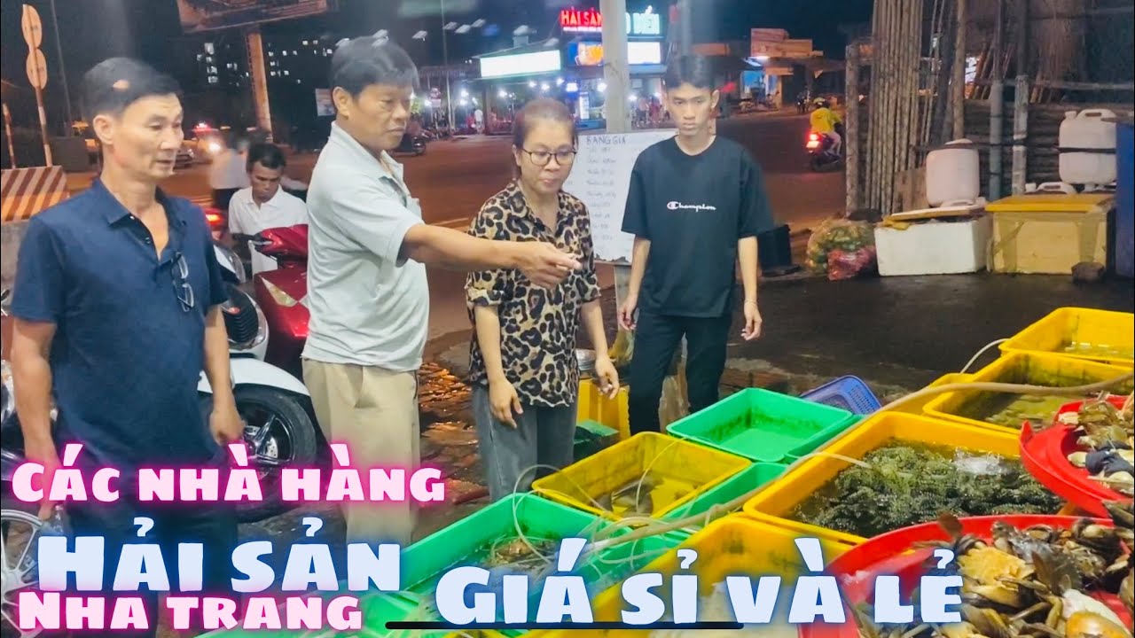 Trung Tâm Hải Sản Tươi Sống Giá Rẻ Nha Trang. Du Khách Tha Hồ Tận Tay Chọn Lựa. LangThangNhaTrang