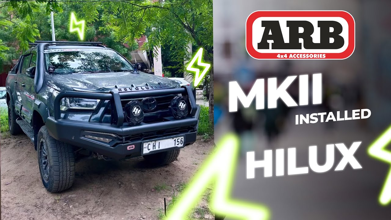 ARB MKII BULLBAR INSTALLED IN TOYOTA HILUX