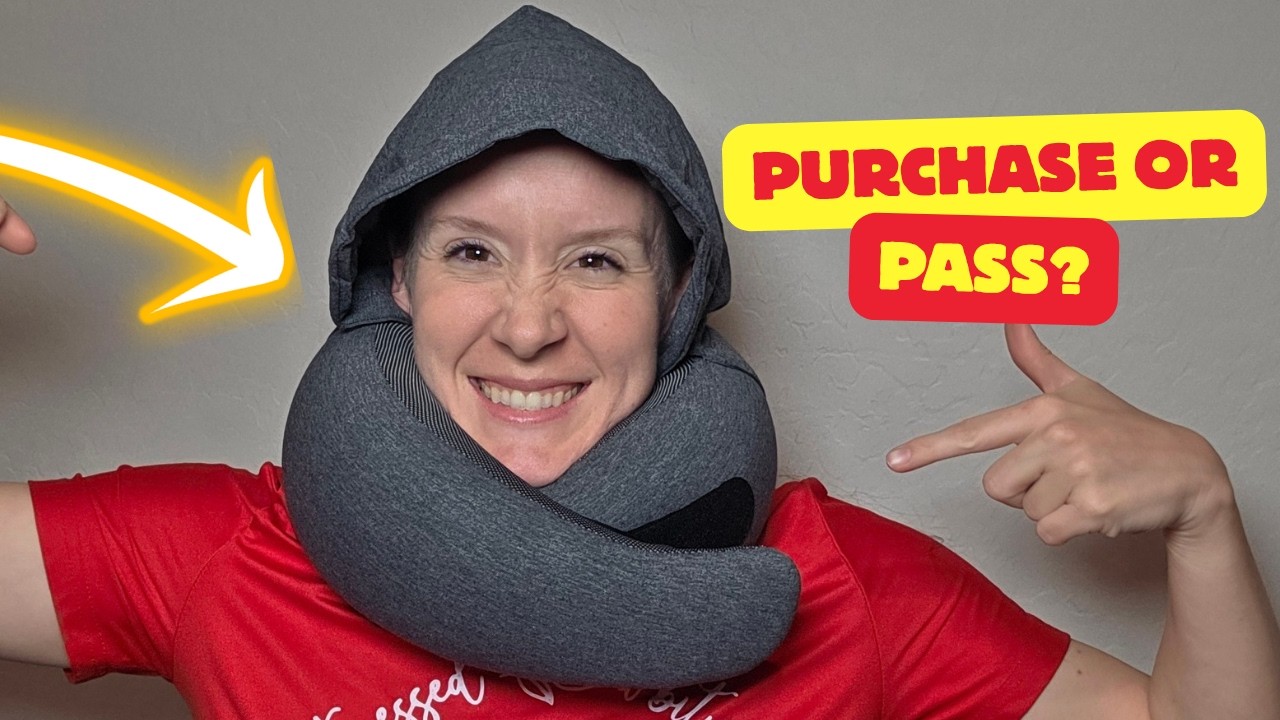 Hooded Travel Pillow Review ✈️ | Best Memory Foam Neck Pillow for Flights?
