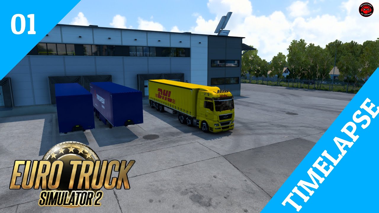 ETS2 | Esbjerg (DK) - Graz (A) Cargo : Plumbing accessories (18t) Big accident finally of video |