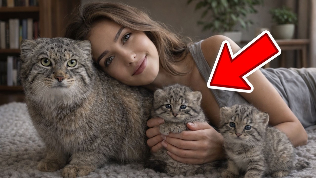 She Rescued a Baby Manul Buried in the Snow… What Happened Next Shocked Everyone! 😱❄️