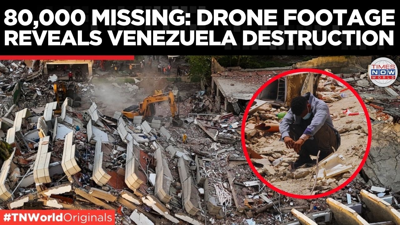 VENEZUELA EARTHQUAKE: Emergency Teams Use Drones to Locate Areas & Survivors In Rubble