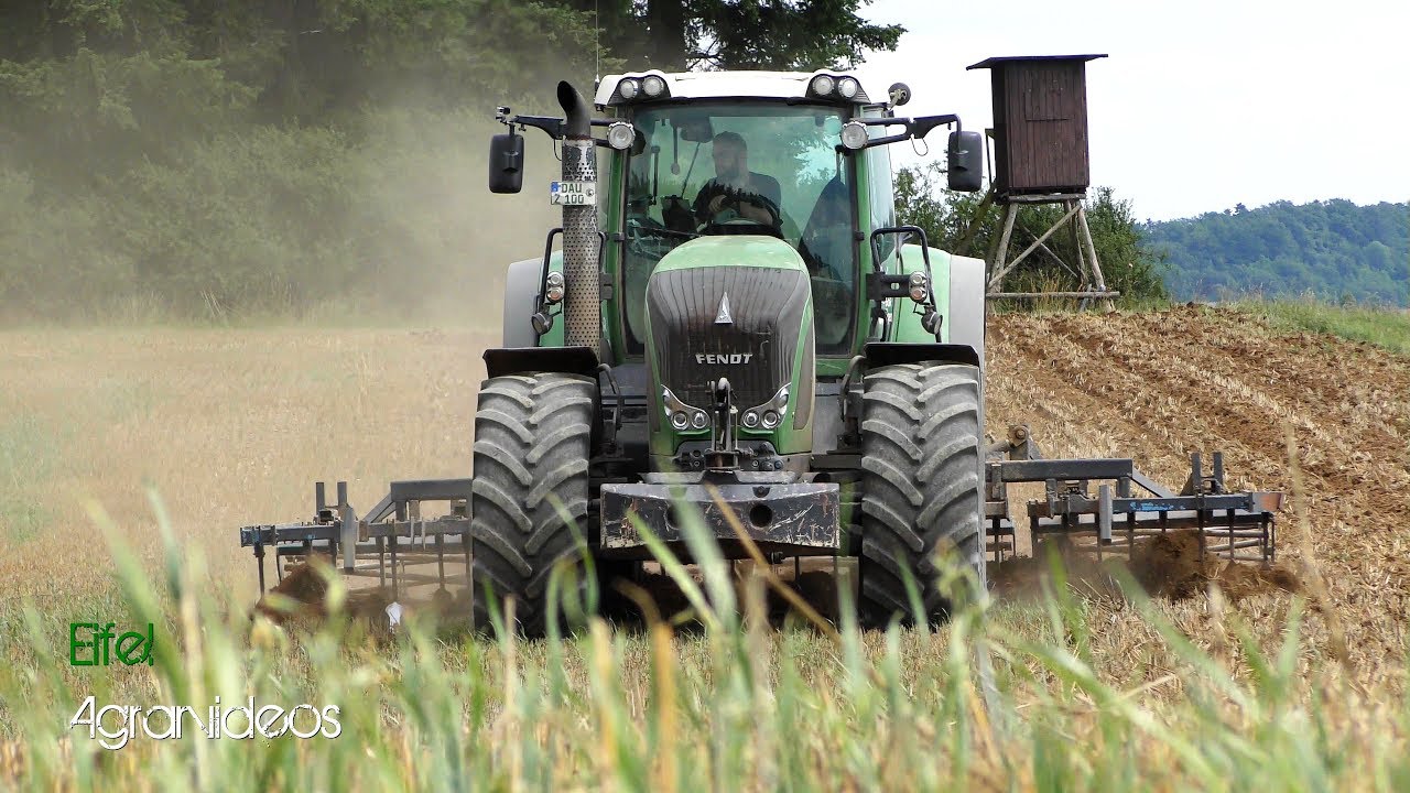 Fendt 930 Vario beim Stoppelsturz | Grubbern | Eigenbau | Sound