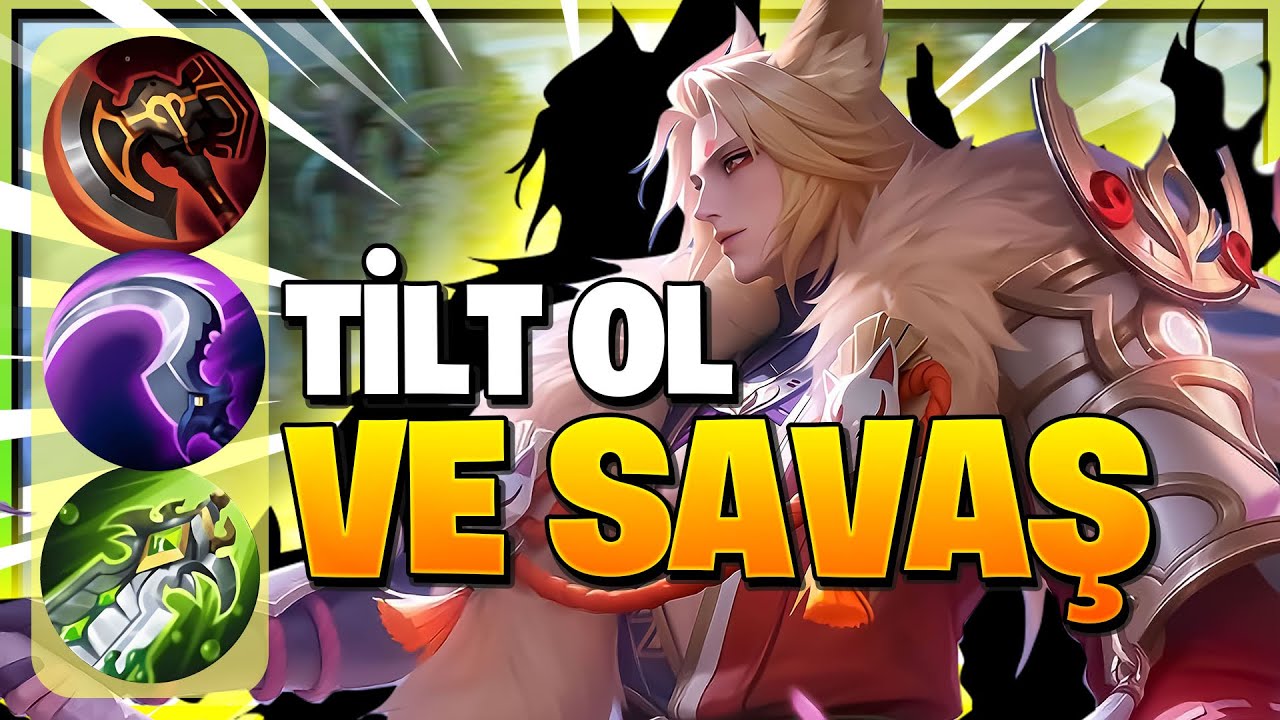 KENDİ KENDİME TİLT OLUYORUM SONRA İ&Ccedil;LERİNDEN GE&Ccedil;İYORUM - LANCELOT - Mobile Legends