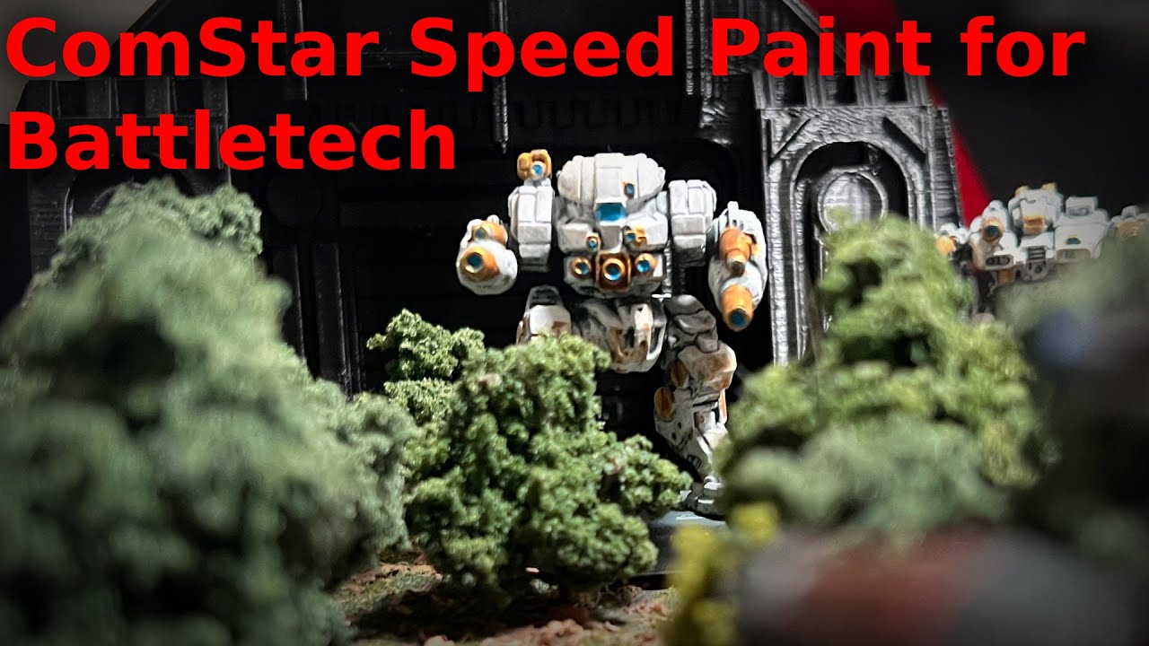 Comstar Speed Paint Tutorial for Battletech