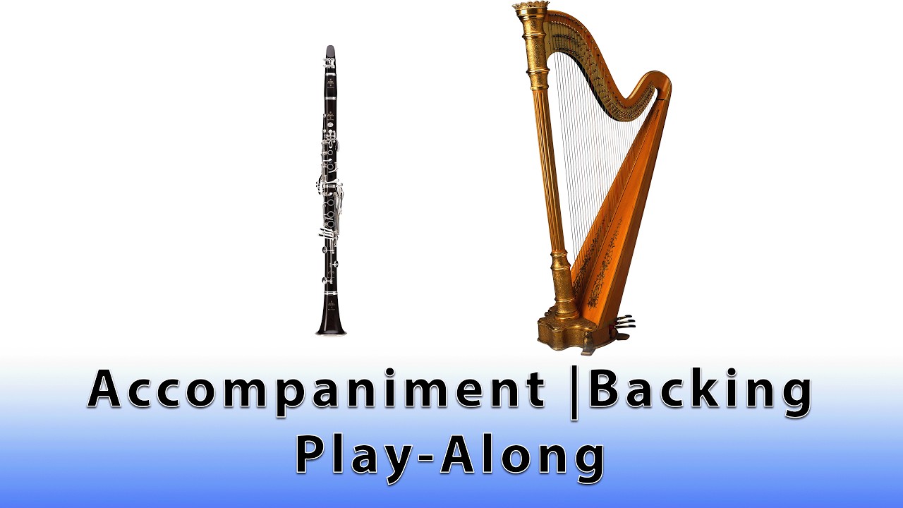 Poenitz - Capriccio - Clarinet and Harp Play-Along