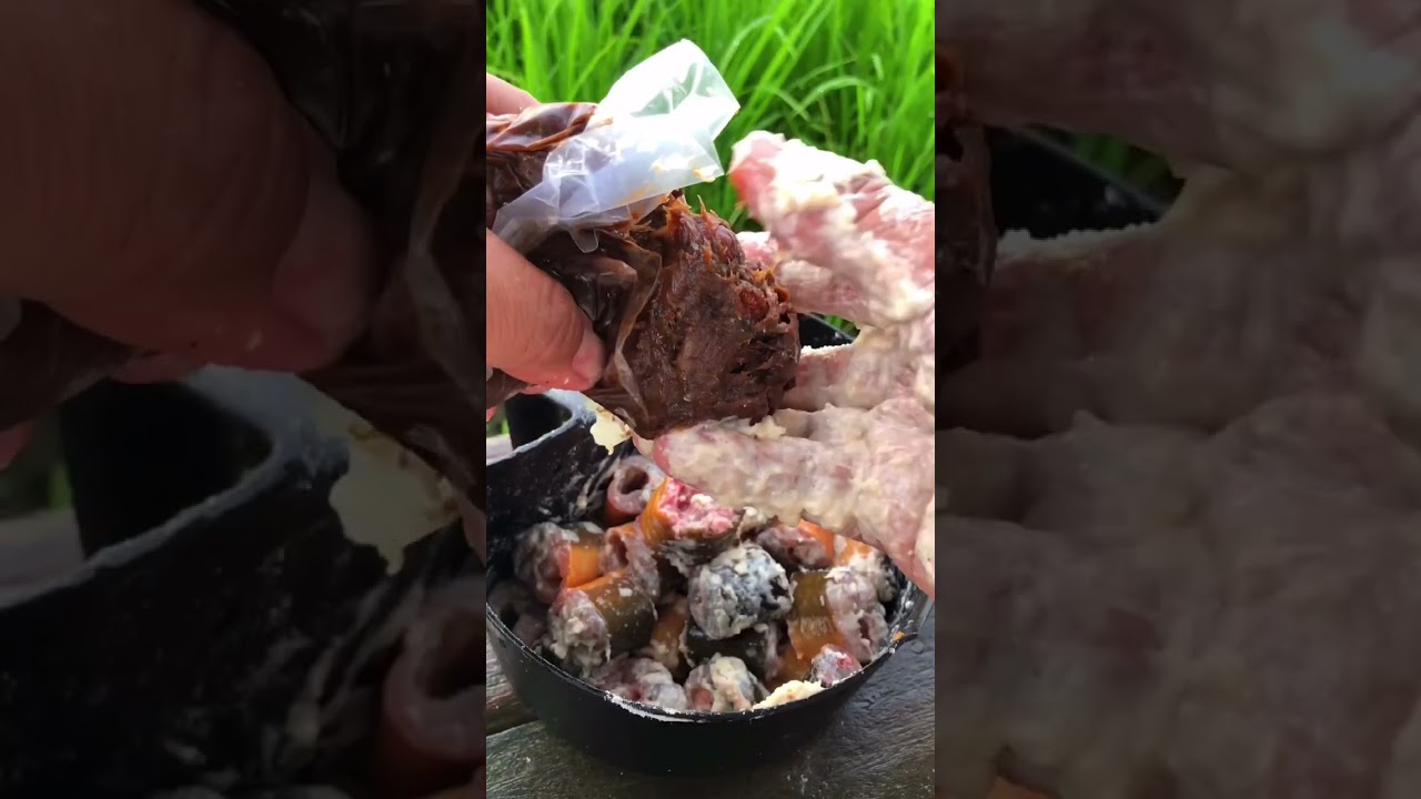 Malaysia outdoor cooking: paddy field edition