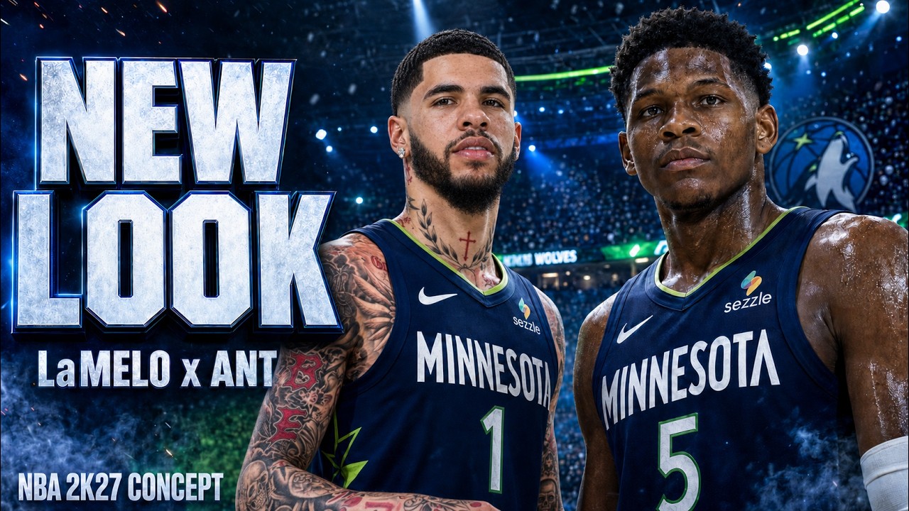 🔥ОБНОВЛЕННЫЕ TIMBERWOLVES! Ламело Болл присоединяется к Энтони Эдвардсу🏀Концепт NBA2K27🏀