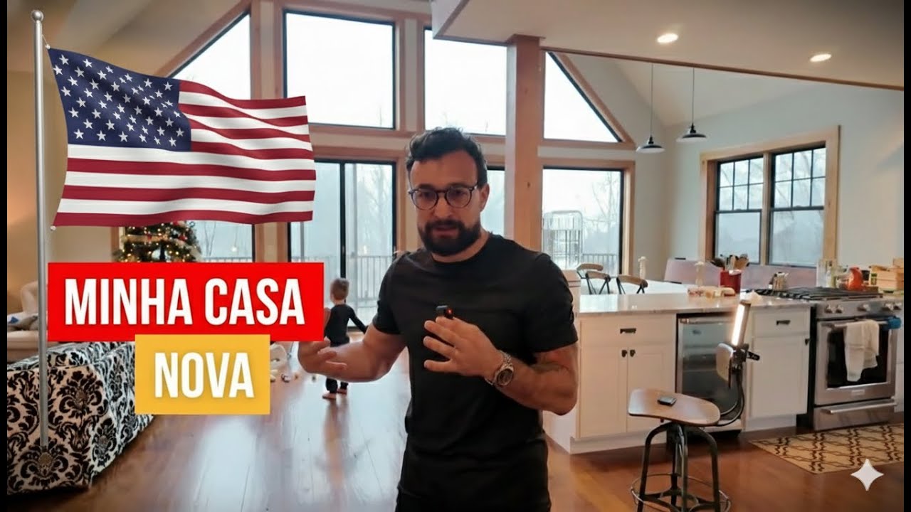 ESSA É A MINHA NOVA CASA NOS ESTADO UNIDOS! + Treino de braço em casa | Zanon Macedo
