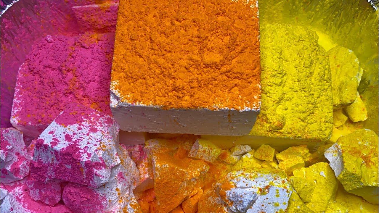 5 Blocks of Gym Chalk with Holi Powder | 600+ Instagram Followers Appreciation