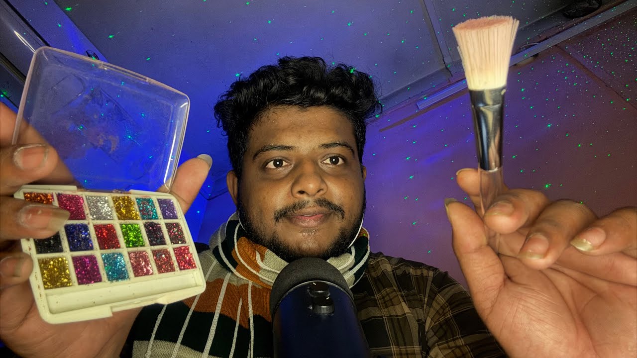 ASMR Indian Makeup Application 💄
