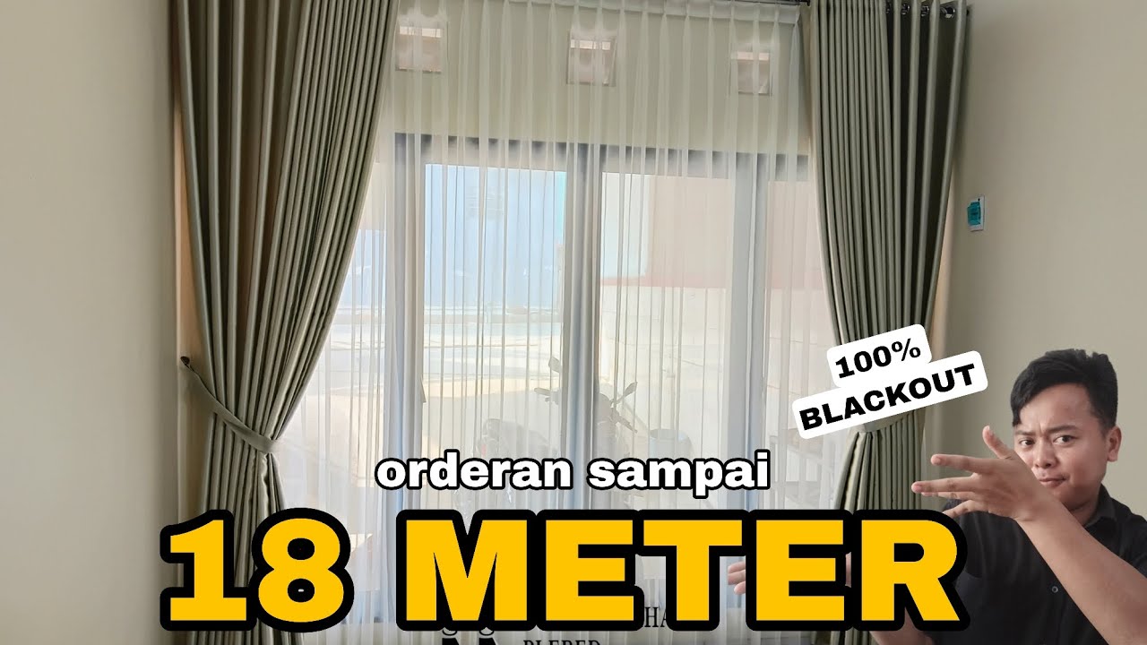 Episode 11 : gorden untuk tampilan suasana kaca garasi baru nih 😁