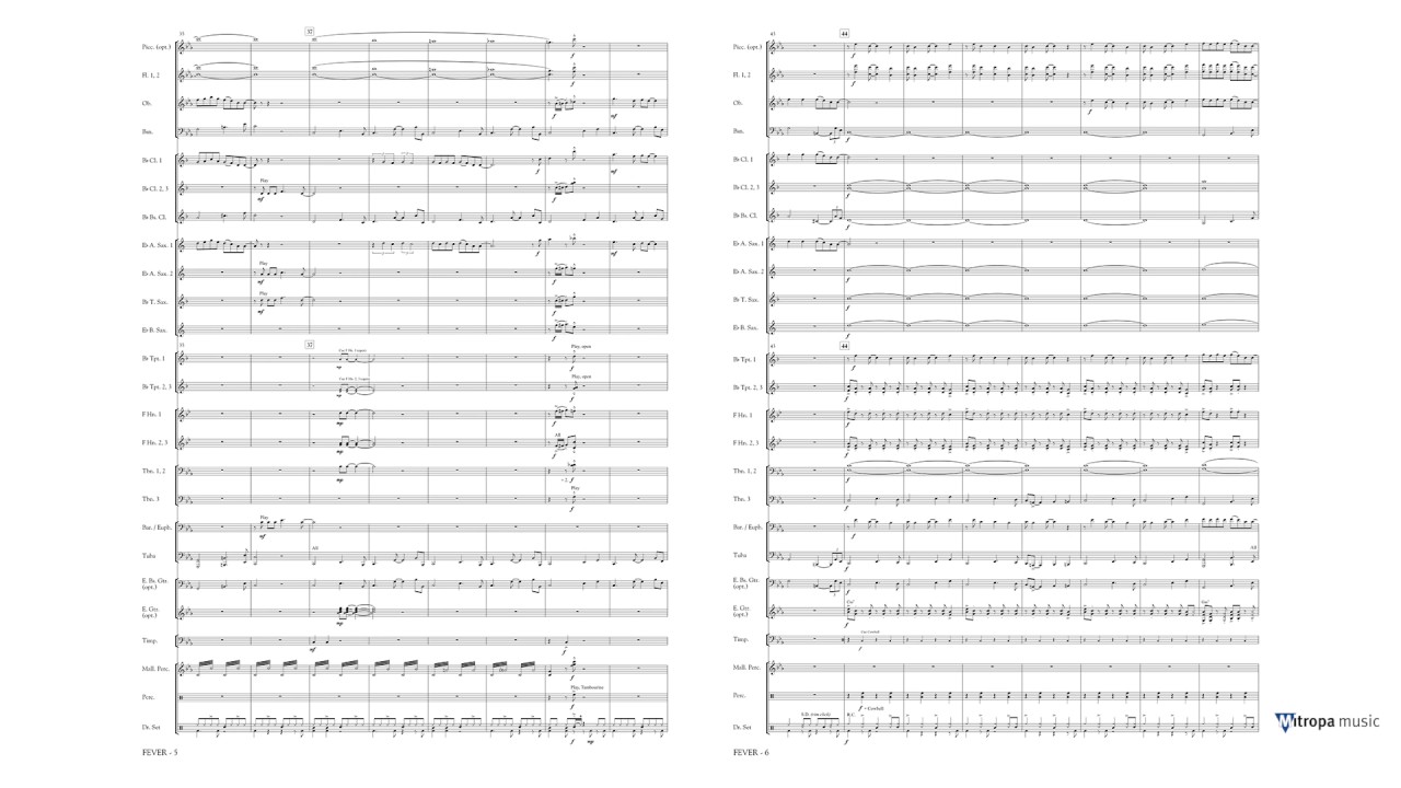 Fever – arr. Marc Jeanbourquin