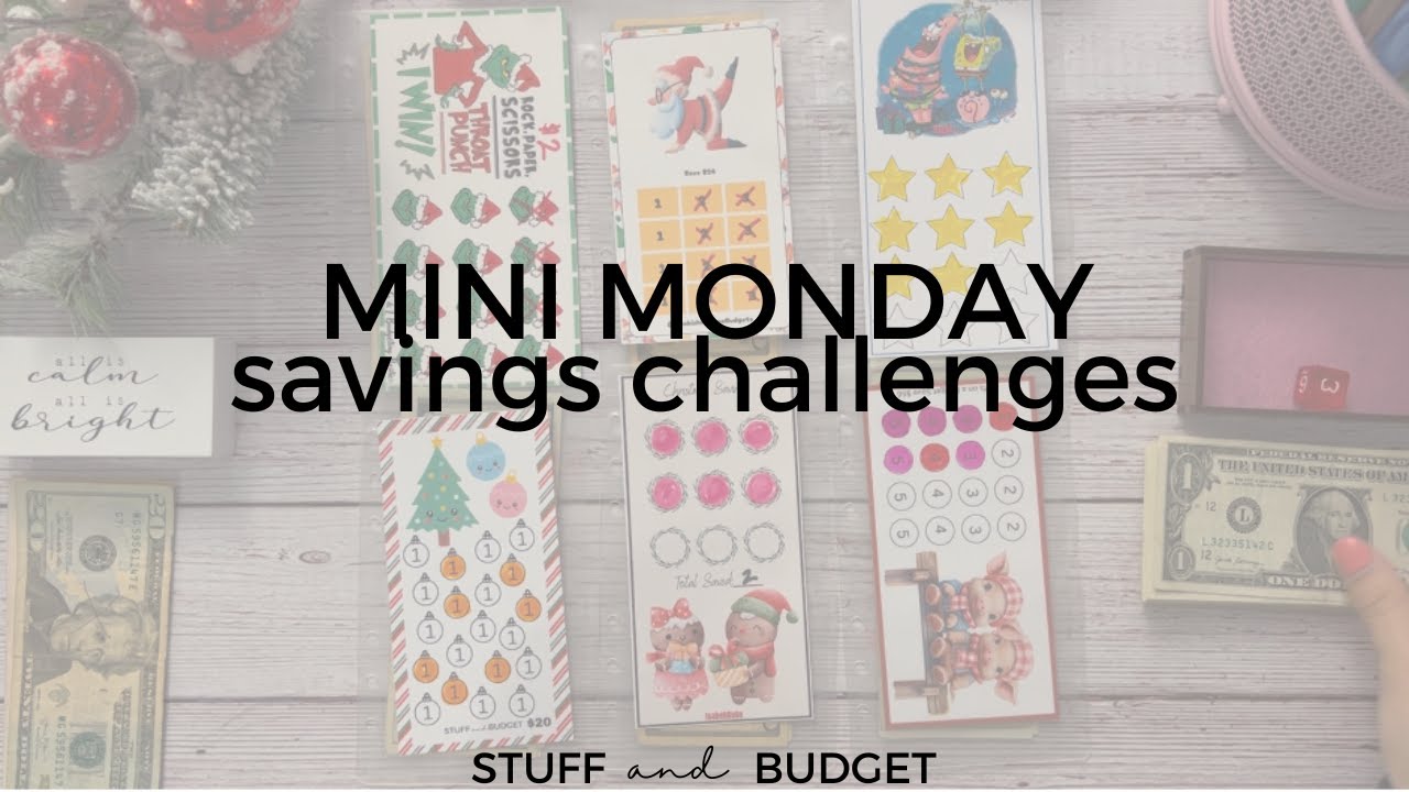 Mini Monday Savings Challenges