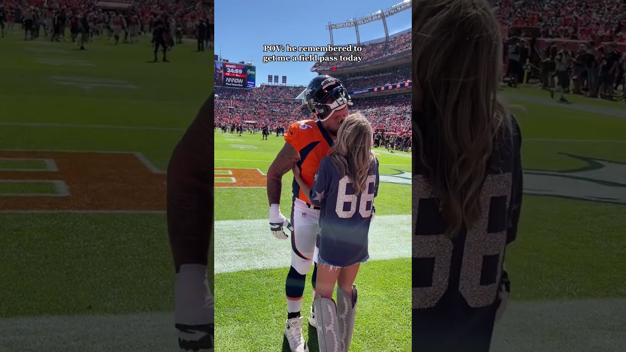 LETS GO BRONCOS #denverbroncos #whitanddalt #nflcouple #nflwife #nflfootball