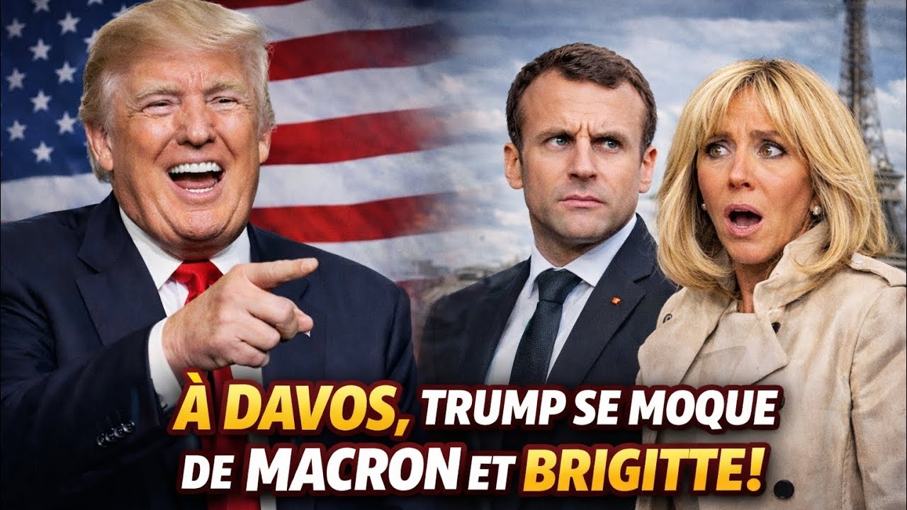 Donald Trump se moque (encore) d’Emmanuel Macron à Davos !
