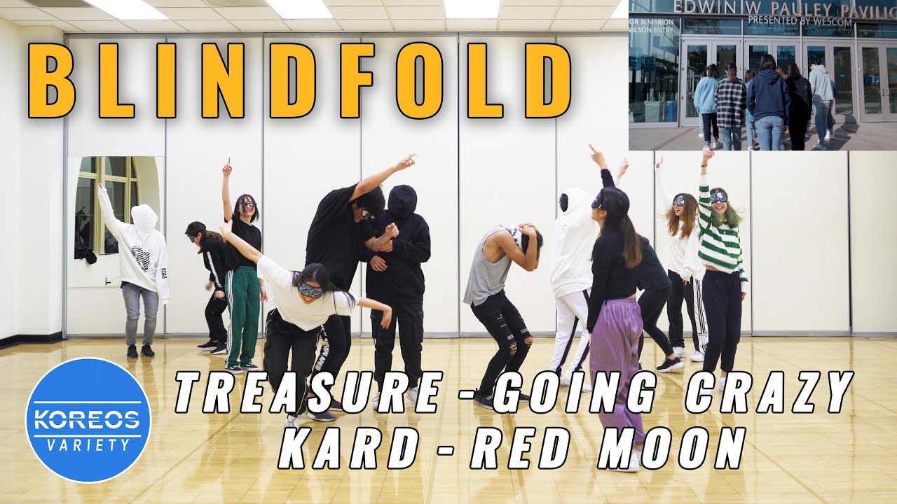 [Koreos Variety] Blindfolded TREASURE Going Crazy + Part Switch KARD Red Moon | Koreos