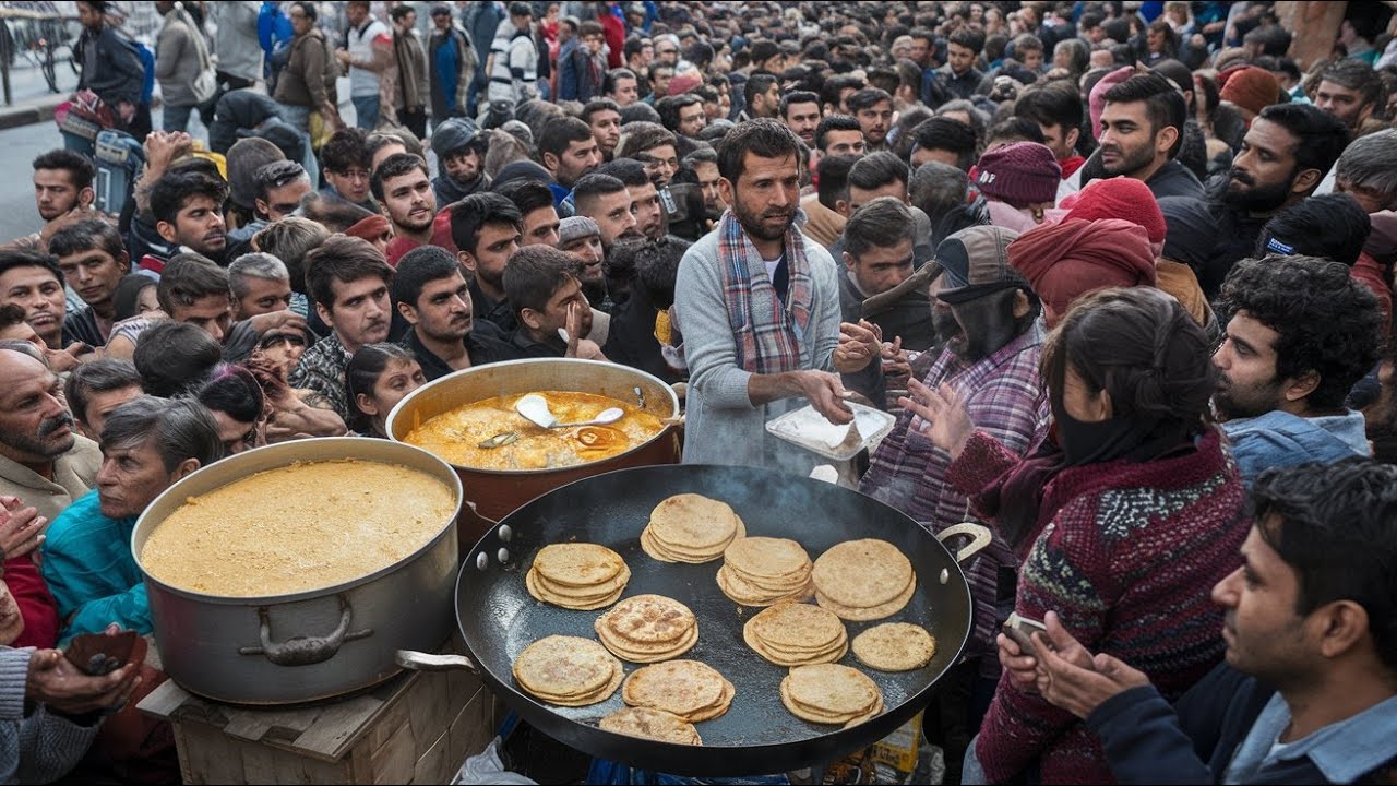 FREE FOOD FOR EVERYONE | MEGA ROADSIDE MEALS SERVED IN LAHORE