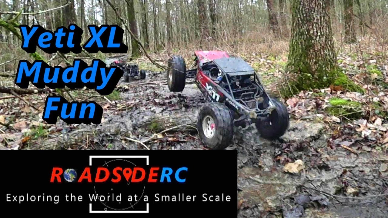 Axial Yeti XL - Muddy Trail Fun