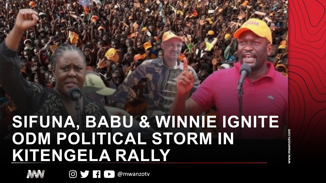 #LIVE: SIFUNA ,BABU OWINO & WINNIE ODINGA  WAMEWASHA MOTO NDANI YA ODM
