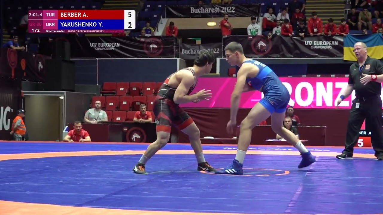 BRONZE GR - 80 kg: A. BERBER (TUR) v. Y. YAKUSHENKO (UKR)