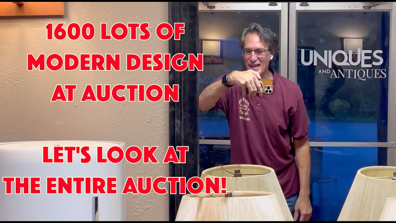 August 6   7   8, 2024 Modern Design Auction Walk Through   HD 1080p