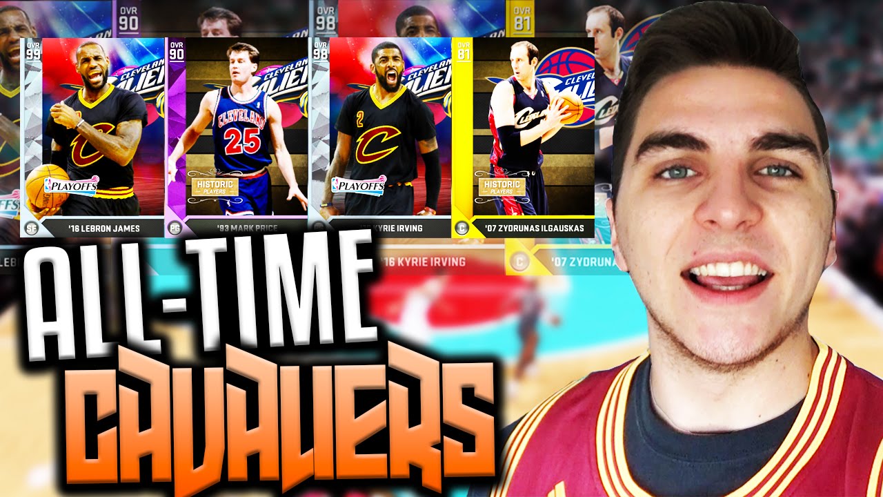 BEST PLAYERS IN CLEVELAND CAVALIERS HISTORY! NBA 2K16 SQUAD BUILDER