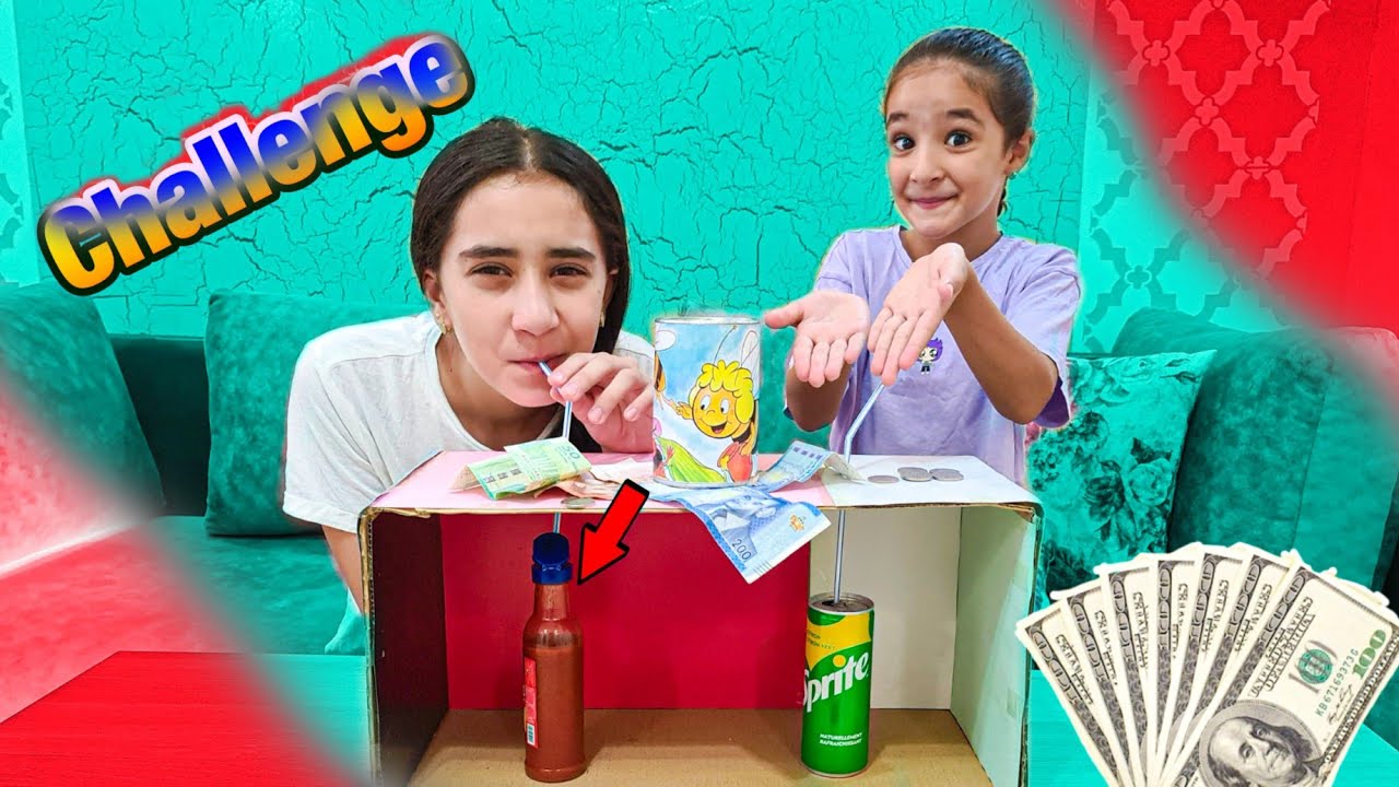 تحدي لا تختار المشروب الخاطئ🍹الرابحة تأخذ حصالة الأخرى (تخاصمنا)😂