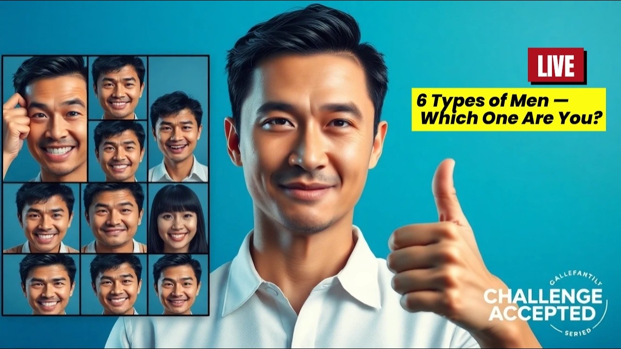 6 Types of Men — Which One Are You? (LIVE) @UpgradeYourSelf_Knowledge