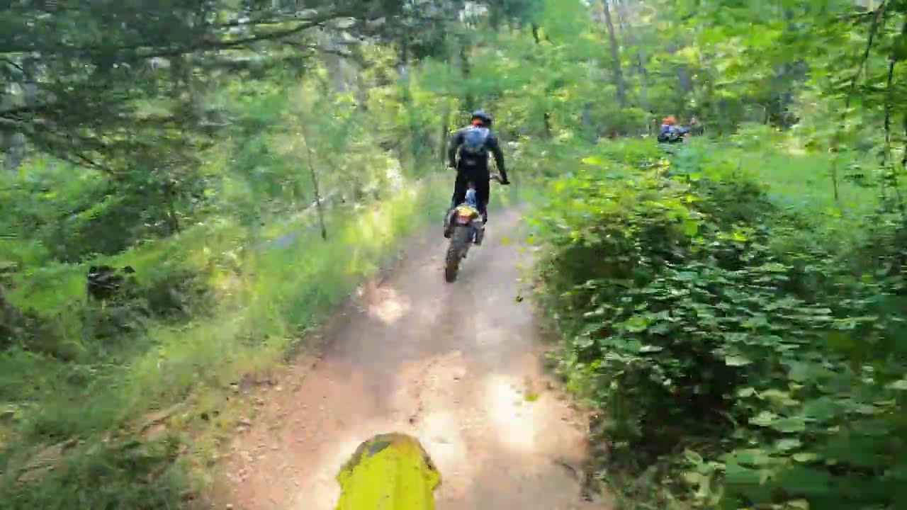 Suzuki RMZ 450 trail ride with Friends