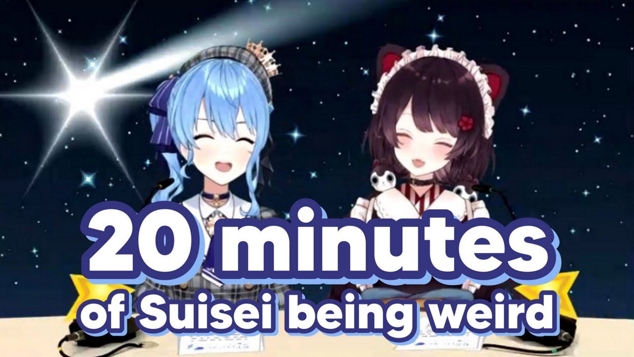 Hoshimati Suisei being weird for 20 minutes with Inui Toko