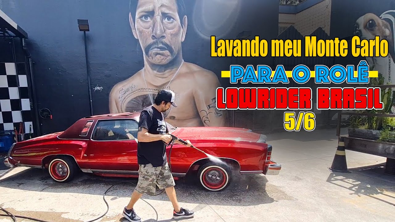 Lavando para o rolê Lowrider Brasil