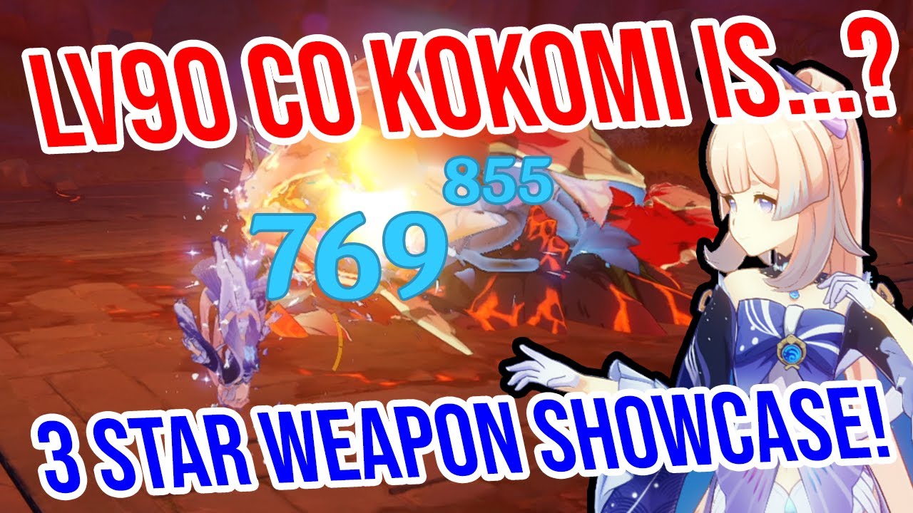 C0 Kokomi is...? 3★ Weapon Showcase! Healing, Damage, and MORE! Genshin Impact