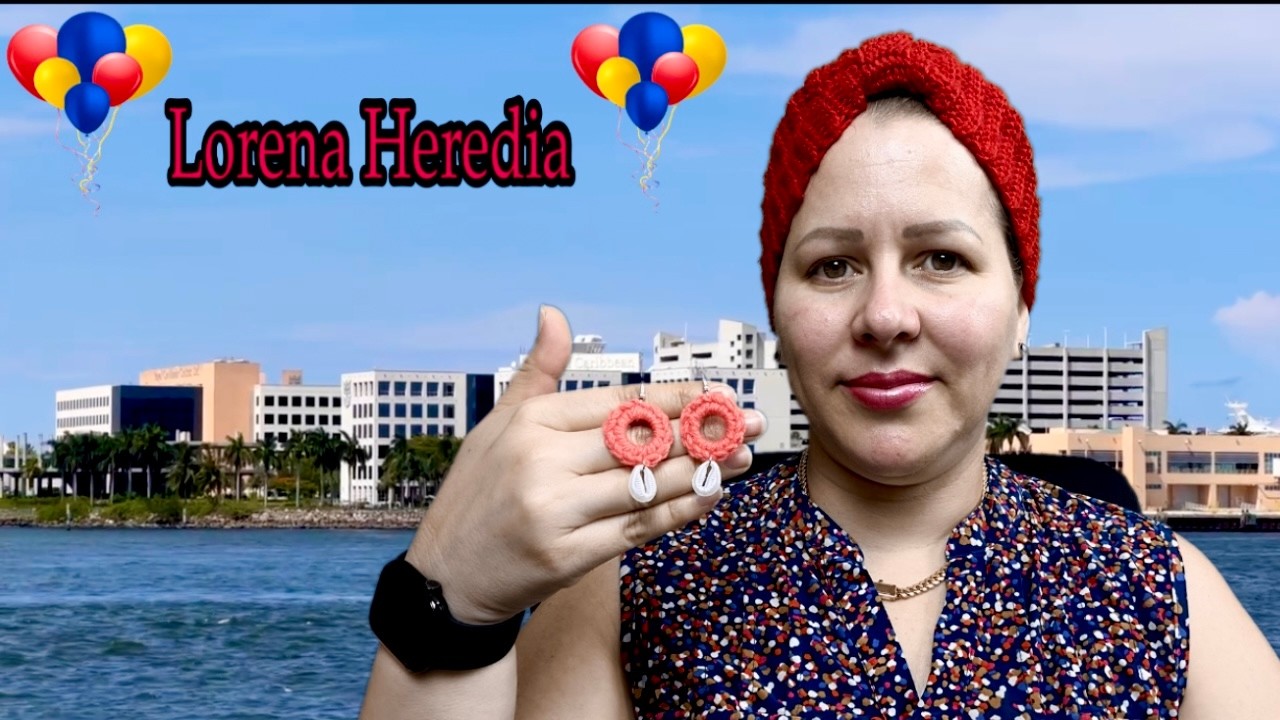 COMO TEJER ARETES A CROCHET 
