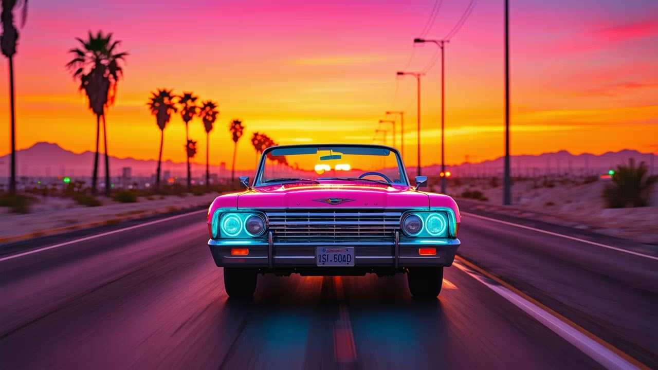 Endless Roads 🚗 | 1 Hour of Dreamy 80s Synthwave Music