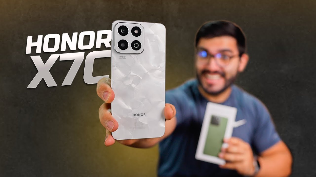 CHEGOU! Celular barato pra gente BRUTA mas com DESIGN TOP, boas câmeras e NFC - HONOR X7c