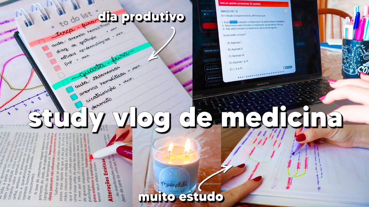 STUDY VLOG DE UM DIA PRODUTIVO - MUITO ESTUDO - Harumy Nakanishi