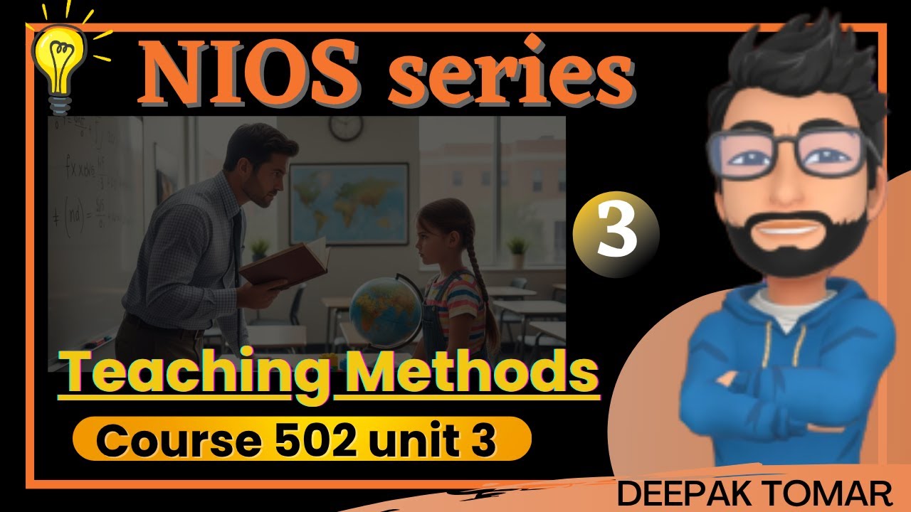 Nios 502 unit 03 | Teaching Methods | DSSSB PRT | Teachersplace