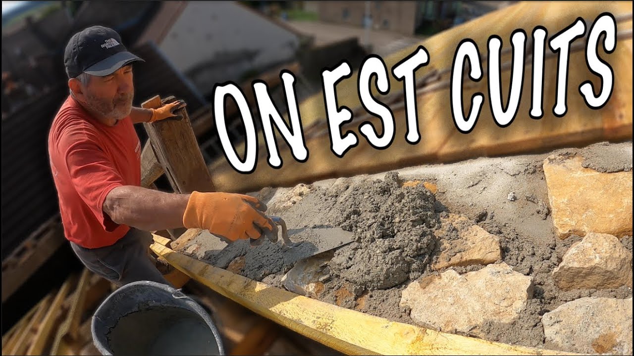 ON EN TERMINE AVEC CES DEUX GROSSES ARASES (travail de boucher) - Rénovation Béton DIY Episode #67