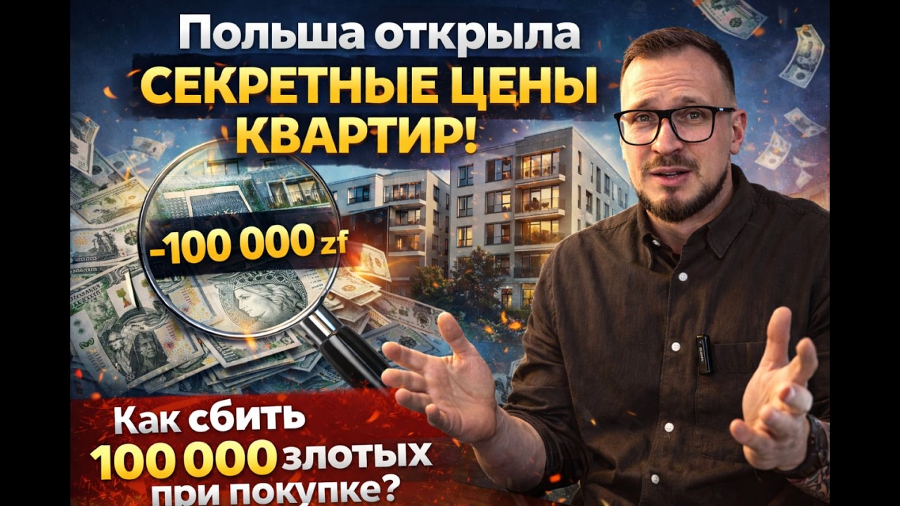 Польша открыла секретные цены квартир! Как сбить 100 000 злотых при покупке?