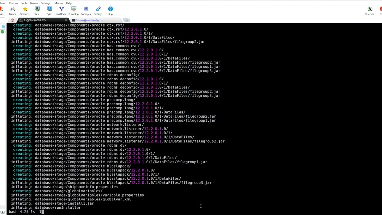 oracle 12c on docker