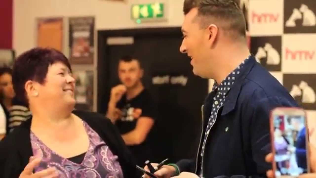 Sam Smith meets fans @ hmv Manchester Arndale Centre