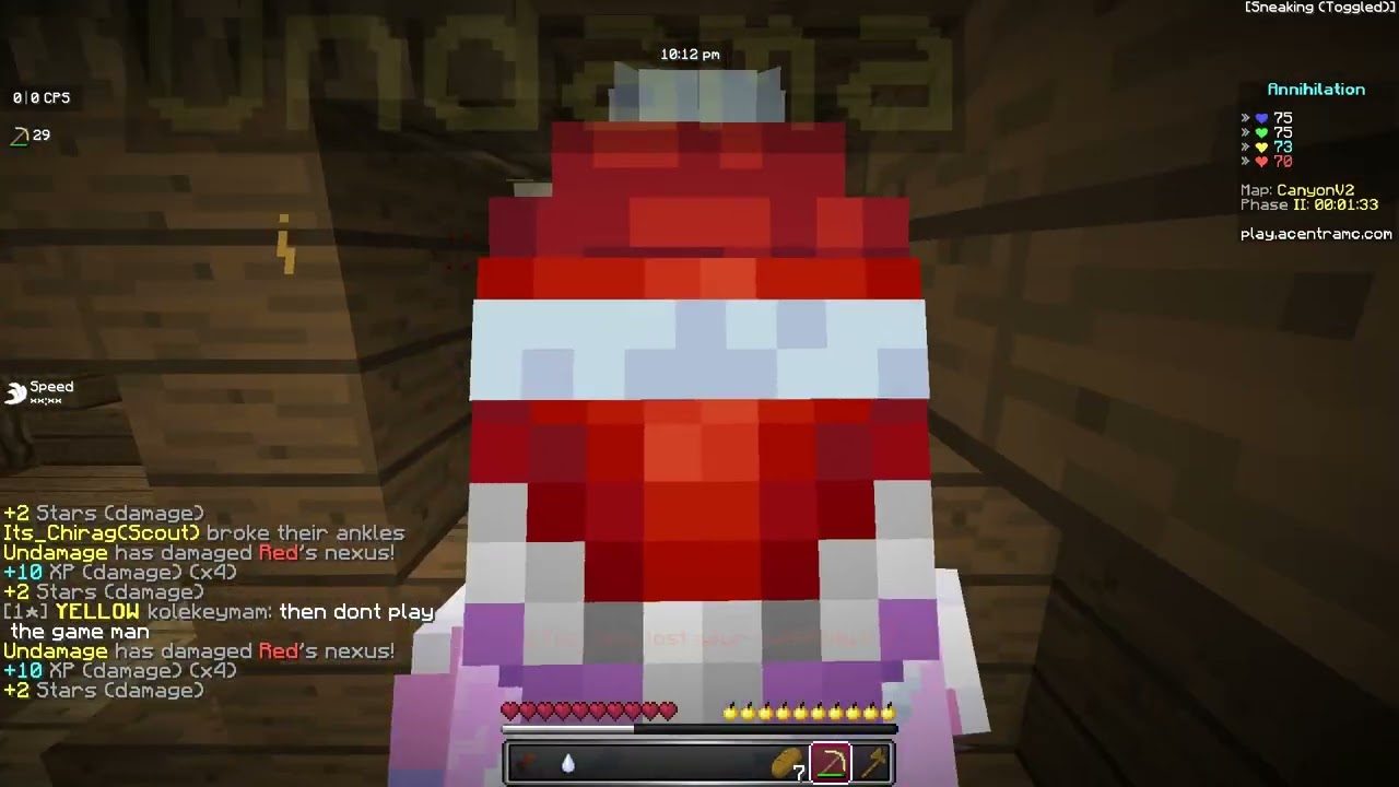 [Acentra] Minecraft Annihilation Nexus Damage Montage #1