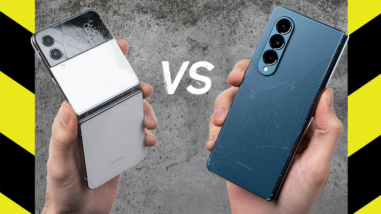 Тест на падение Galaxy Z Flip 4 и Fold 4!