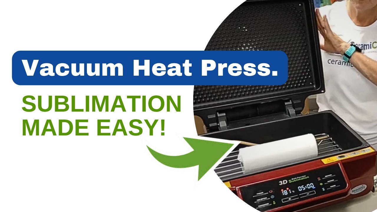 How to heat press a Sublimation Skinny Tumbler in a 3D Vacuum Press