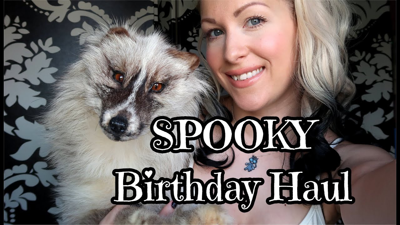 SPOOKY Birthday Haul 2025 👻