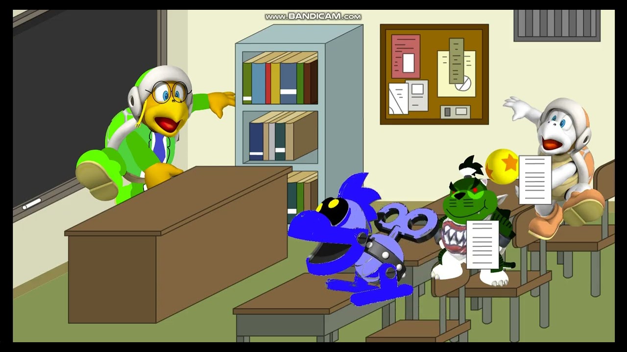 dark dry mecha koopa disrespects his teacher/grounded