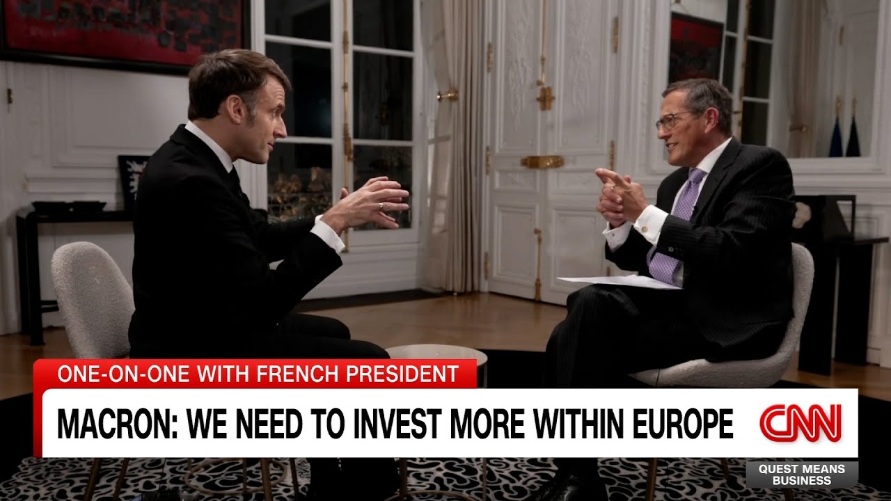 Emmanuel Macron Discusses the Threat of U.S. Tariffs and His Vision for Europe