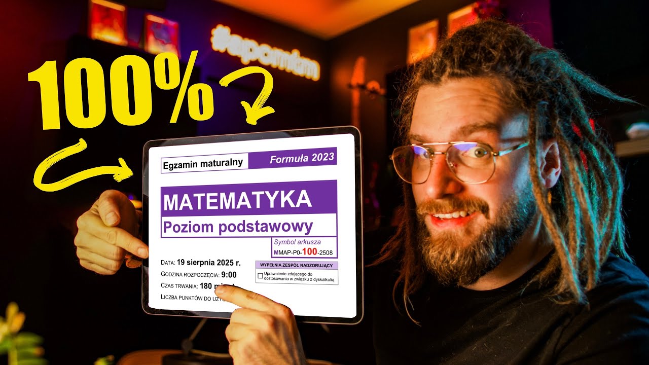 ZOBACZ, jeśli chcesz PORZĄDNIE ZDAĆ MATURĘ 2026 z matematyki❗️MATURA z MATEMATYKI 2025 (sierpień)